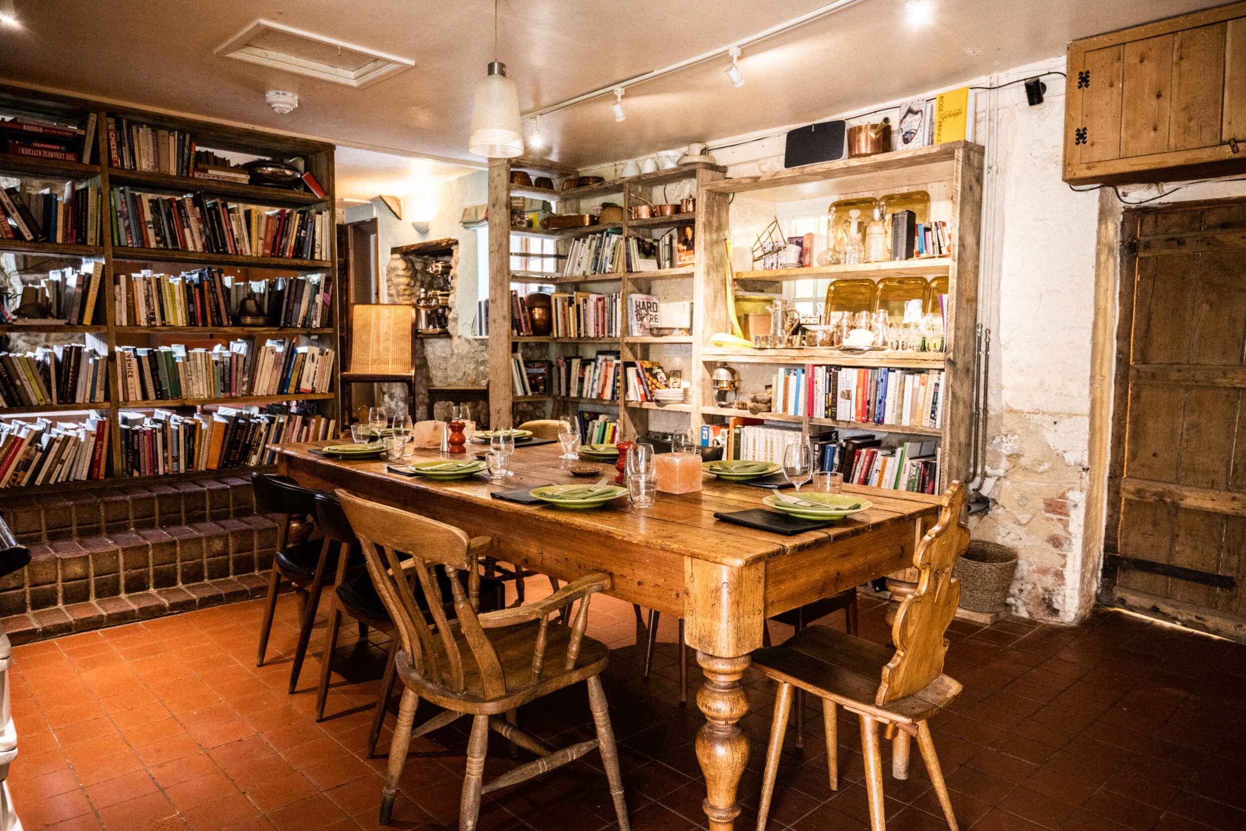 Kitchen Library private dining The Fox Inn (3)